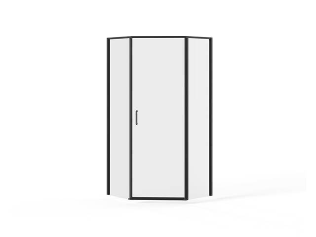 Скляна душова кабіна AVKO Glass RDD21C 90x90x190 Black - Фото 2