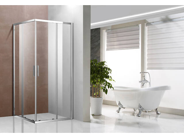 Скляна душова кабіна AVKO Glass RDR06 190х90х90 Chrome - Фото 5