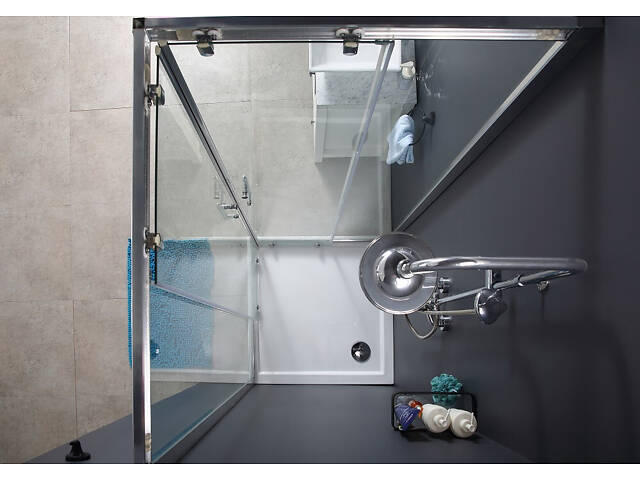 Скляна душова кабіна AVKO Glass RDR06 190х90х90 Chrome - Фото 9