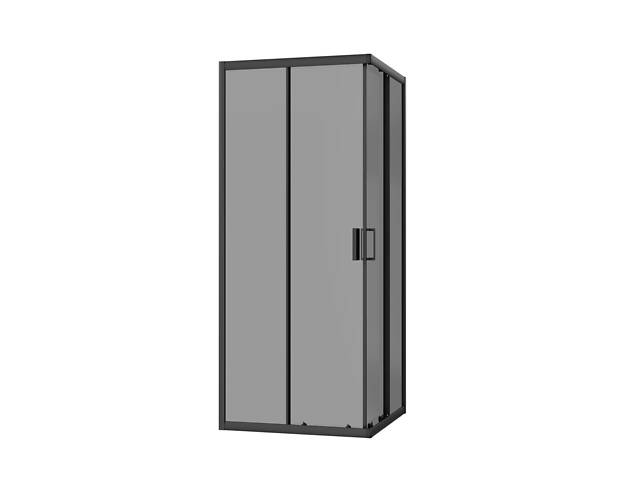 Скляна душова кабіна AVKO Glass RDR06 190х90х90 Black тонована - Фото 1