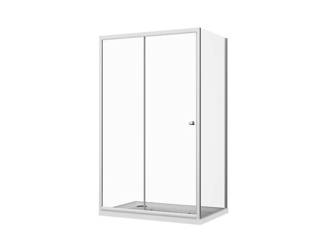 Скляна душова кабіна AVKO Glass RDY06, 80х120х190 Chrome - Фото 1