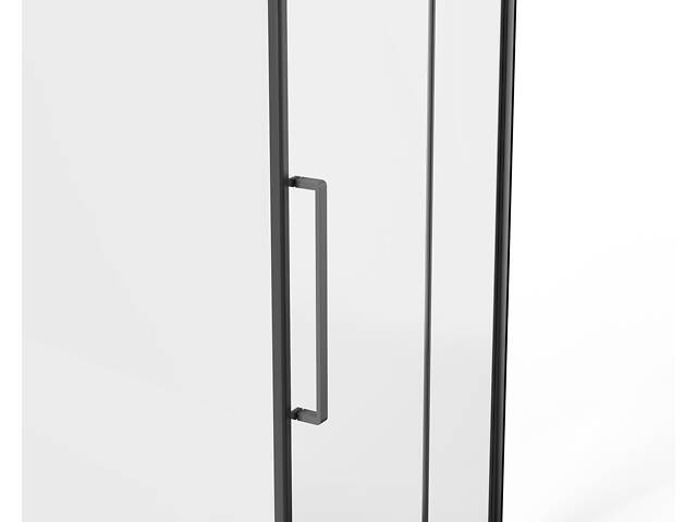 Скляна душова кабіна AVKO Glass S237R, 90х90х190 Black - Фото 7
