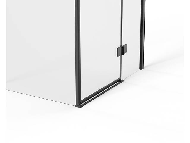 Скляна душова кабіна AVKO Glass S237R, 90х90х190 Black - Фото 8