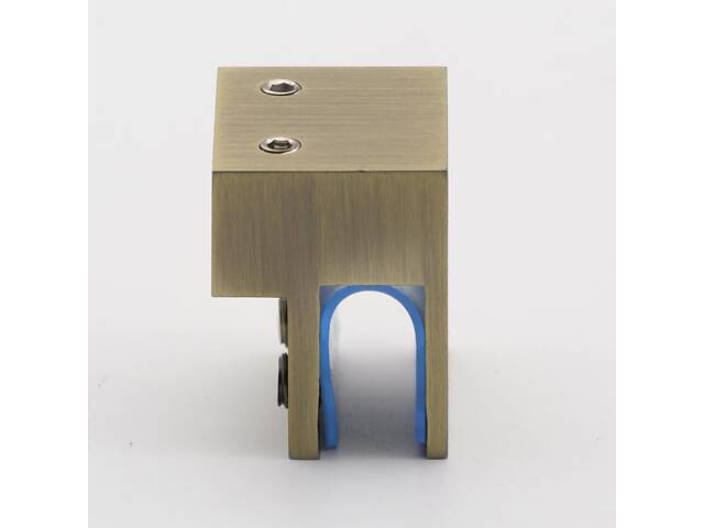 Скляна душова перегородка Alfa-Glass 2000х1000мм скло діамант колір фурнітури Bronze - Бронза (model-A.124) - Фото 3