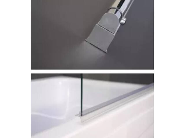 Скляна шторка для ванни AVKO Glass RDY21 70х140см Chrome - Фото 4