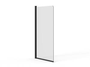 Скляна шторка для ванни AVKO Glass RDY21 60х140см Black