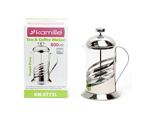 Стеклянный заварник Frenchpress 800мл KL225532 Kamille