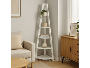 Стелаж Costway Solo кутовий для квітів білий, Оригінал!