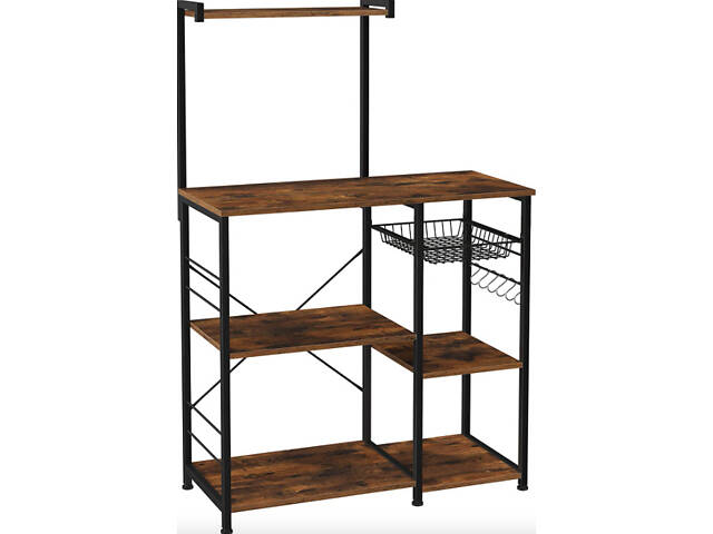 Кухонная стеллаж Leobert Supretto с местом для микроволновой печи в стиле Loft. - Фото 1