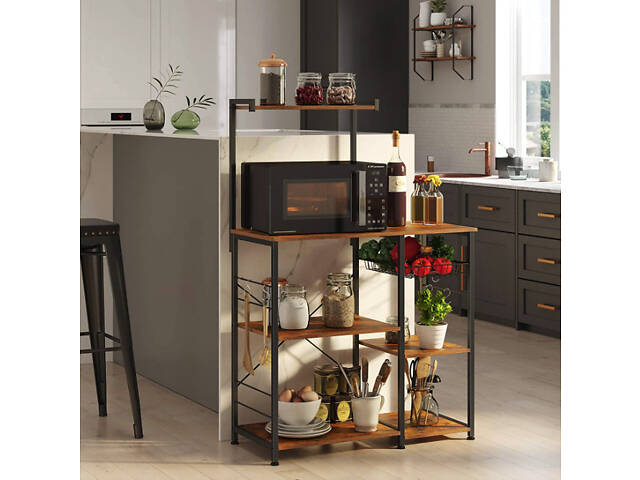 Кухонная стеллаж Leobert Supretto с местом для микроволновой печи в стиле Loft. - Фото 3
