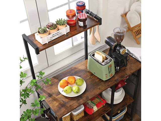 Кухонная стеллаж Leobert Supretto с местом для микроволновой печи в стиле Loft. - Фото 8