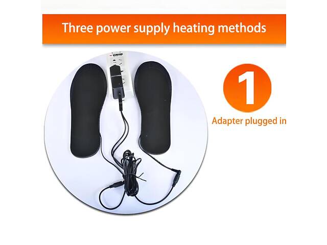 Устілки з підігрівом 25 см. Устілки з підігрівом (розмір 35-40). Устілки із підігрівом від зовнішнього акумулятора - Фото 4