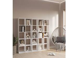 Стеллаж для книг и декора на 25 ячеек No Brand ST-16 1776х300х1776 мм Белый (22651960)