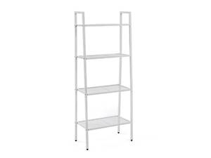 Стеллаж-этажерка четырехъярусный из металла белый 60*35*148см SW-00002104