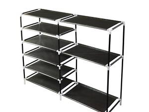 Стеллаж этажерка для обуви в прихожую, открытый шкаф органайзер для хранения обуви