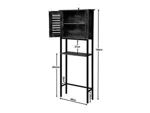 Стелаж над унітазом 'Адлун' венге