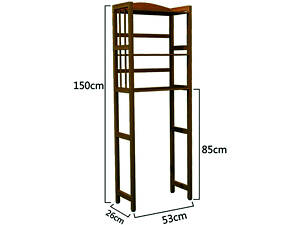 Стелаж над унітазом 'Акаба' капучино
