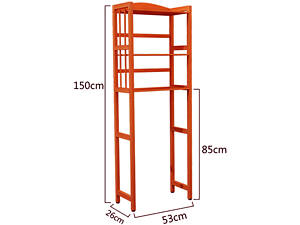 Стелаж над унітазом 'Акаба' корал