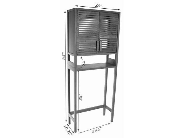 Стелаж над унітазом 'Гадара' бланже - Фото 2