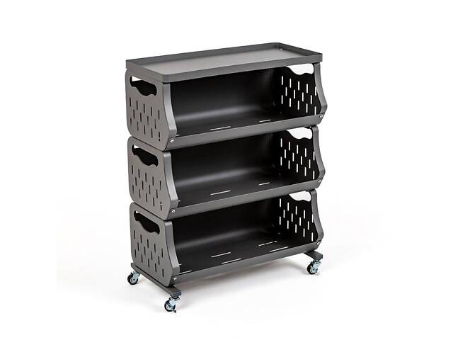 Стелаж універсаньний для зберігання триярусний 60*30*77см SW-00002259 - Фото 1