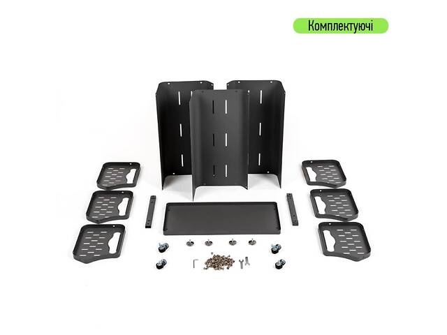 Стелаж універсаньний для зберігання триярусний 60*30*77см SW-00002259 - Фото 8