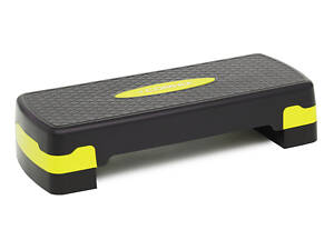 Степ-платформа 2-ступінчаста Cornix 68 х 28 х 10-15 см XR-0192 Black/Yellow