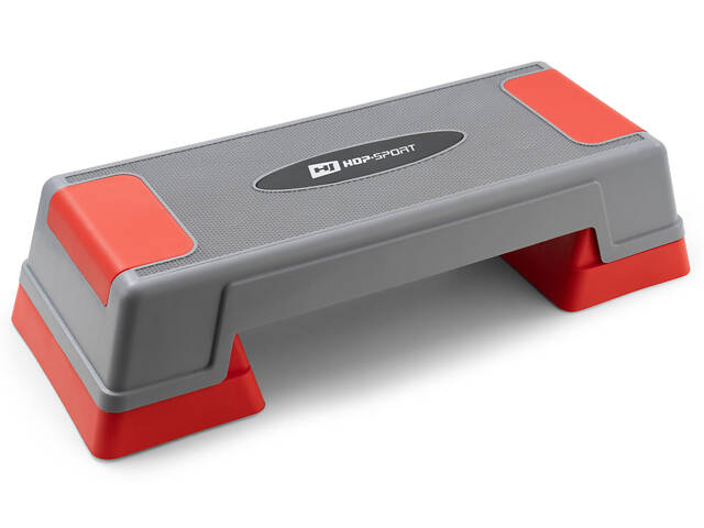 Степ платформа Hop-Sport HS-PP020AS сіро-червона - Фото 1
