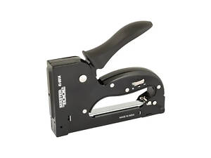 Степлер рессорный MASTERTOOL скоба R53 4-14мм плавная регулировка силы удара, корпус металл 41-0914