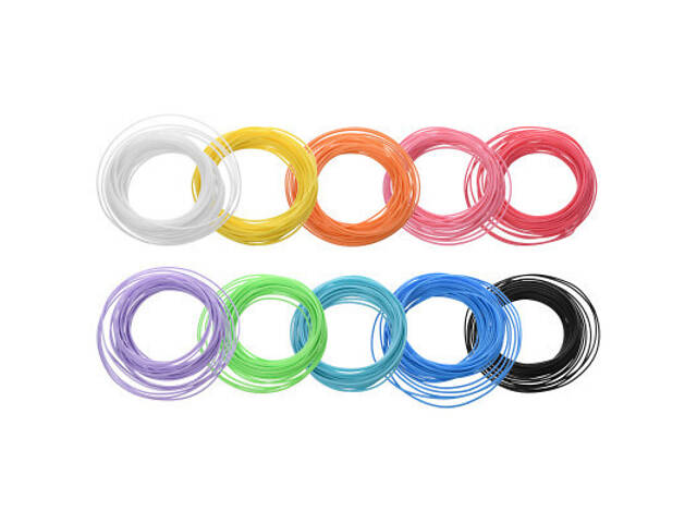 Стержень для 3D-ручки 2E 3D Printing Набір ниток для 3D ручки 1.75 мм PCL (10 кол х 10м) (2E-L-BH010) - Фото 2