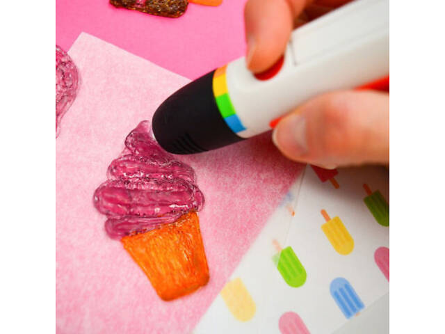 Стрижень для 3D-ручки Polaroid Candy pen, яблуко, зелений (40 шт) (PL-2508-00) - Фото 9