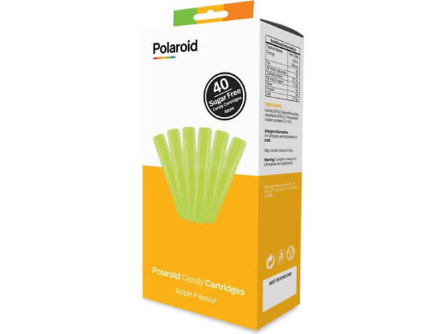 Стрижень для 3D-ручки Polaroid Candy pen, яблуко, зелений (40 шт) (PL-2508-00) - Фото 1