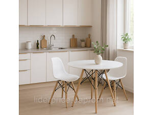 Стол круглый Leobert Todi 100см белый, Оригинал!