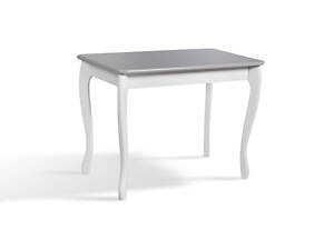 Стіл обідній СМАРТ 1000*600, БУК білий/сірий---