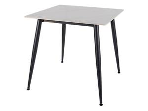 Стіл RION 80*80 білий/чорний