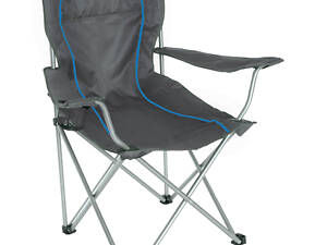 Стілець розкладний High Peak Salou Dark Grey/Blue (44108)