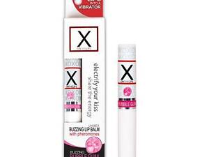 Стимулирующий бальзам для губ унисекс Sensuva - X on the Lips Bubble Gum с феромонами, жвачка
