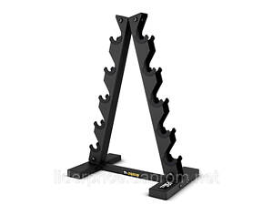 Стойка-пирамида для хранения 5 пар гантелей Trex Sport TX-055DR, Оригинал!