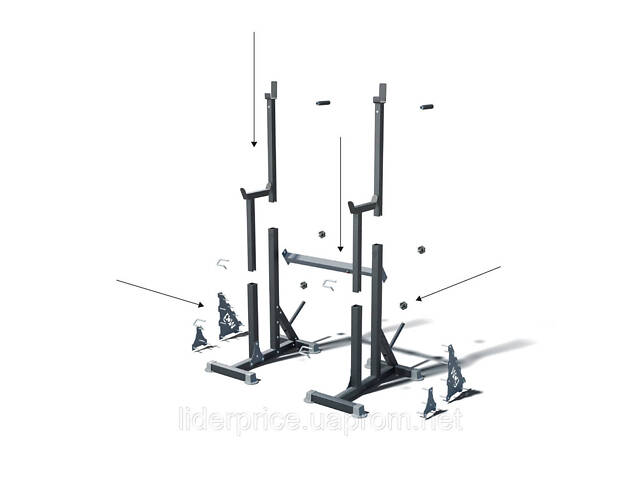 Стойки под штангу 3в1 Bugai Pro – жим, приседания, брусья WCG, Оригинал! - Фото 4