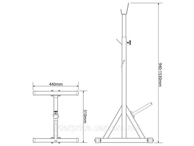 Стойки под штангу регулируемые WCG RG-200, Оригинал! - Фото 3