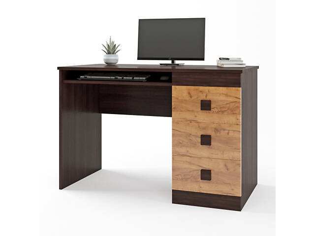 Стіл письмовий Еверест Соната венге темний + дуб крафт золотий (DTM-2175) - Фото 1