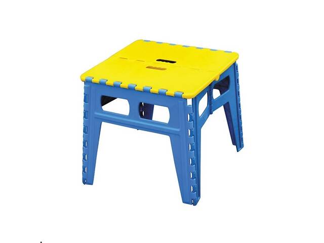Стол складной пластиковый MASTERTOOL 450х500х465 мм Yellow and blue (92-0194)