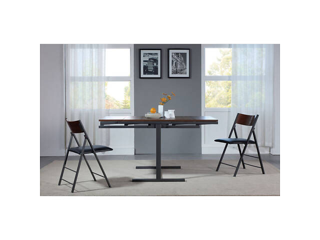 Стіл-стелаж трансформер, горіх - Фото 7