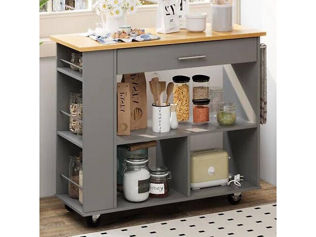 Стол-тележка 'Логанвил' маренго-карри - Фото 1