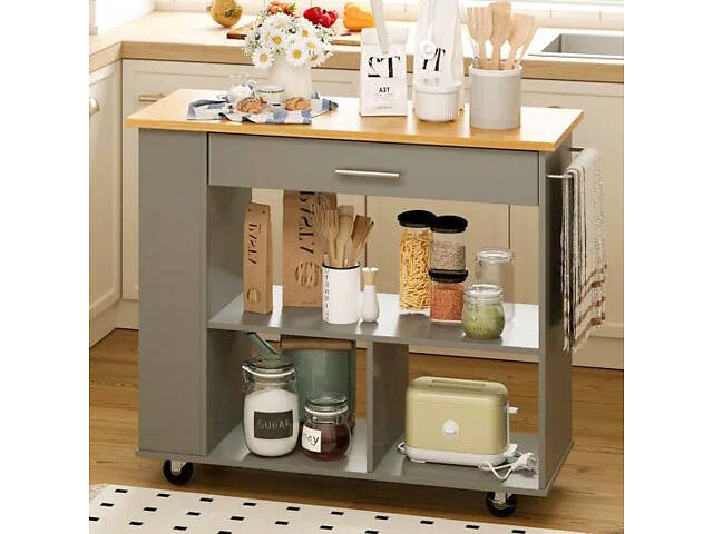 Стол-тележка 'Логанвил' маренго-карри - Фото 2