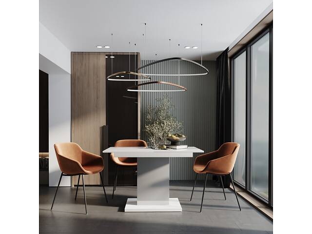 Стіл-трансформер Art in Head Boston M 1200х690х750 Білий/Білий МДФ/попелястий МДФ (TB12011619000) - Фото 5