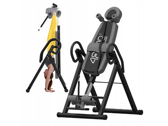 Стіл інверсійний 4FIZJO регульований Black/Grey (P-5905973401951) - Фото 8