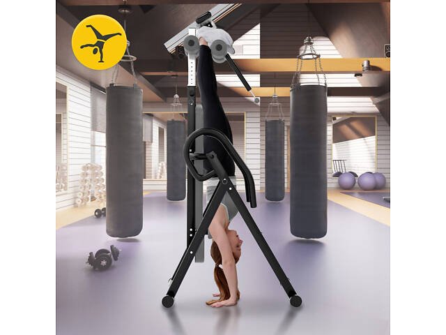 Стіл інверсійний 4FIZJO регульований Black/Grey (P-5905973401951) - Фото 5