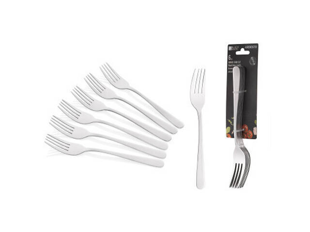Столова вилка Ardesto Black Mars Zenith 6 шт (AR0706ZF) - Фото 5