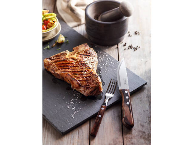 Столовая вилка Tramontina Polywood 6 шт Горіх (21102/690) - Фото 5