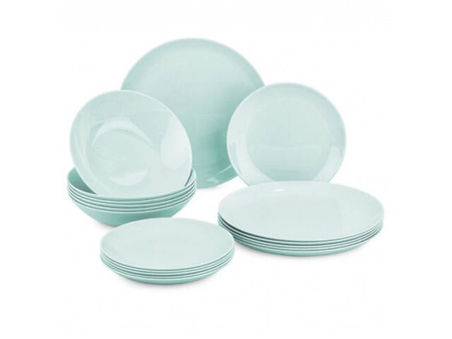 Столовый сервиз Luminarc Diwali Бірюзовий 18 предметів (P2963) - Фото 1